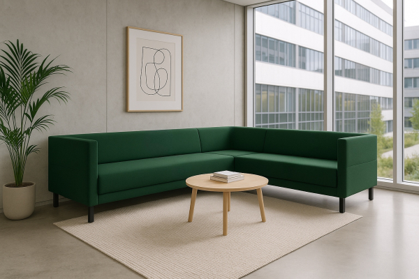 Ecksofa Balvi - individuell konfigurierbar (schwer entflammbar B1)